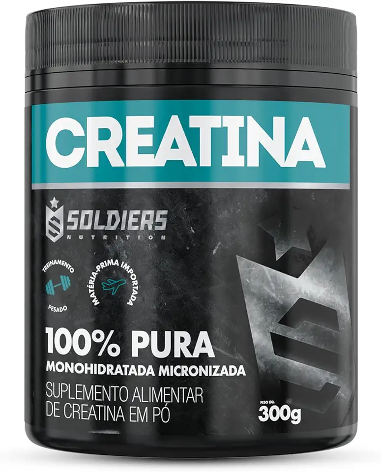 Soldiers Nutrition Creatina Monohidratada Pote 300g