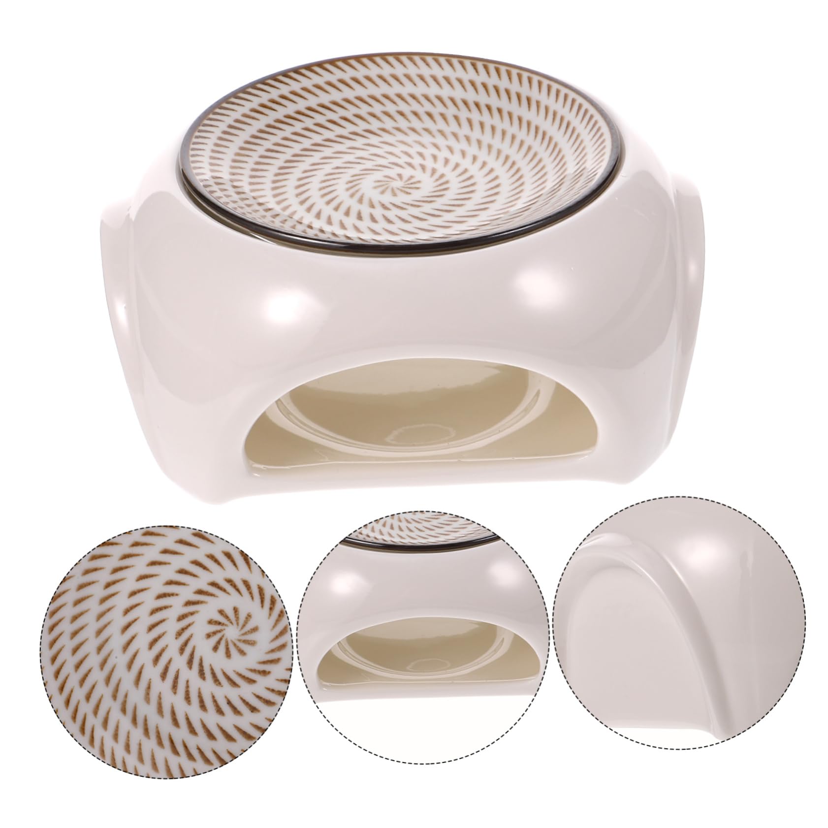 Cabilock Lámpara De Aromaterapia Cera Quemador De Incienso Decorativo Quemador De Aceites Esenciales Luces Decorativas para Interiores