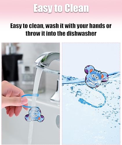 Miniatura 5 de Stanley Cup - 8 piezas de accesorios para vasos Stanley de 30 a 0.394 in con asa, tapa de popote de 0.4 pulgadas, bonita tapa de silicona para beber