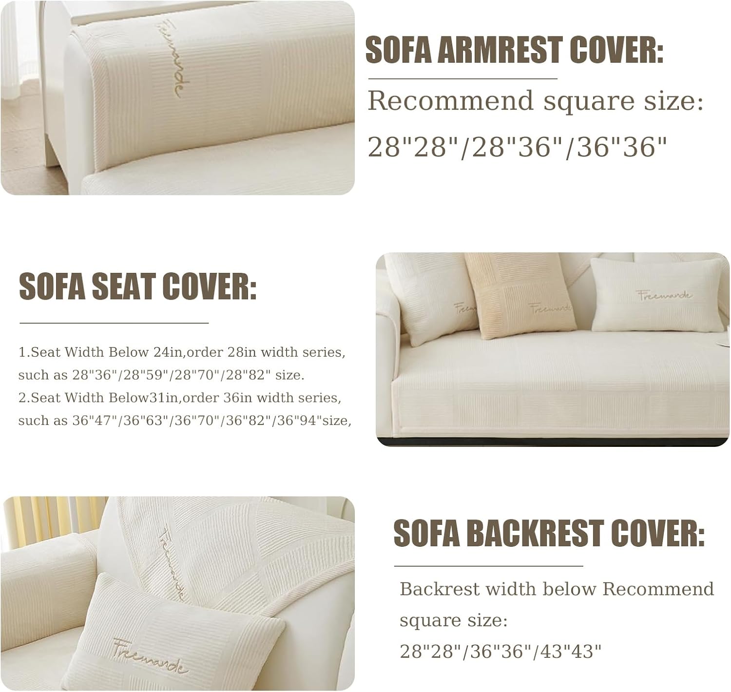 Fuzzy Pet Couch Cover Blanket, Plush Soft Sofa Cover for Sectional L Shaped Couch and Loveseat, Cozy Non Slip Couch Cover for Dogs Cats, Washable Pet Friendly Furniture Cover (Beige,36" 82")