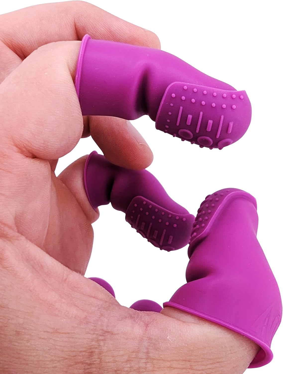 Thimble | THIK-Grip Series | Small (1) - Medium (1) - Large (1) | Includes Magnet-Wristband for Needles