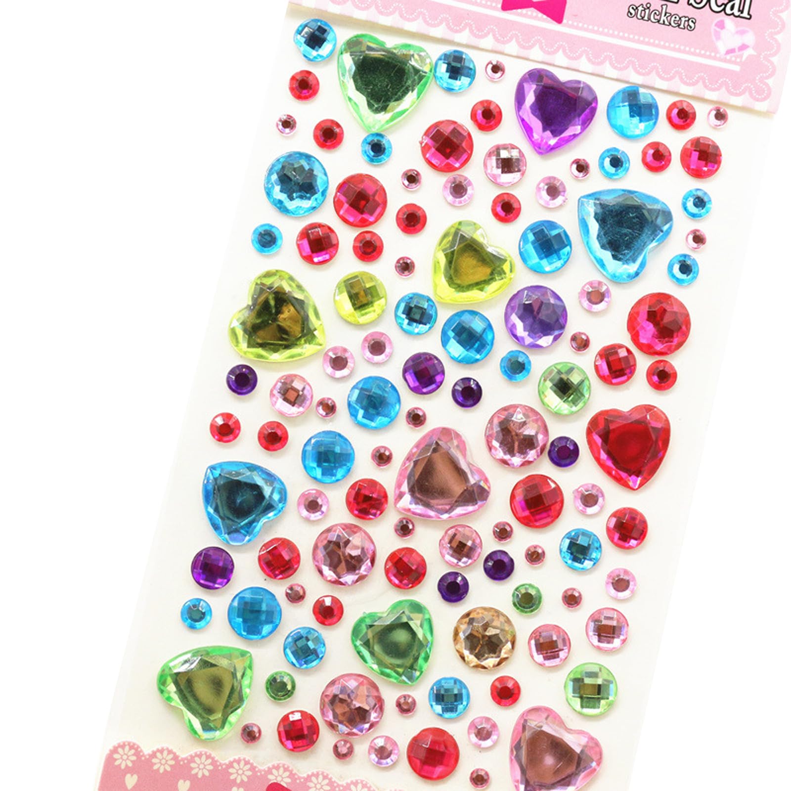 Limtula Sticker Jewels Rhinestones for, Selfs Adhesive Stick on Gemstones for Face Scrapbooks Supplies for