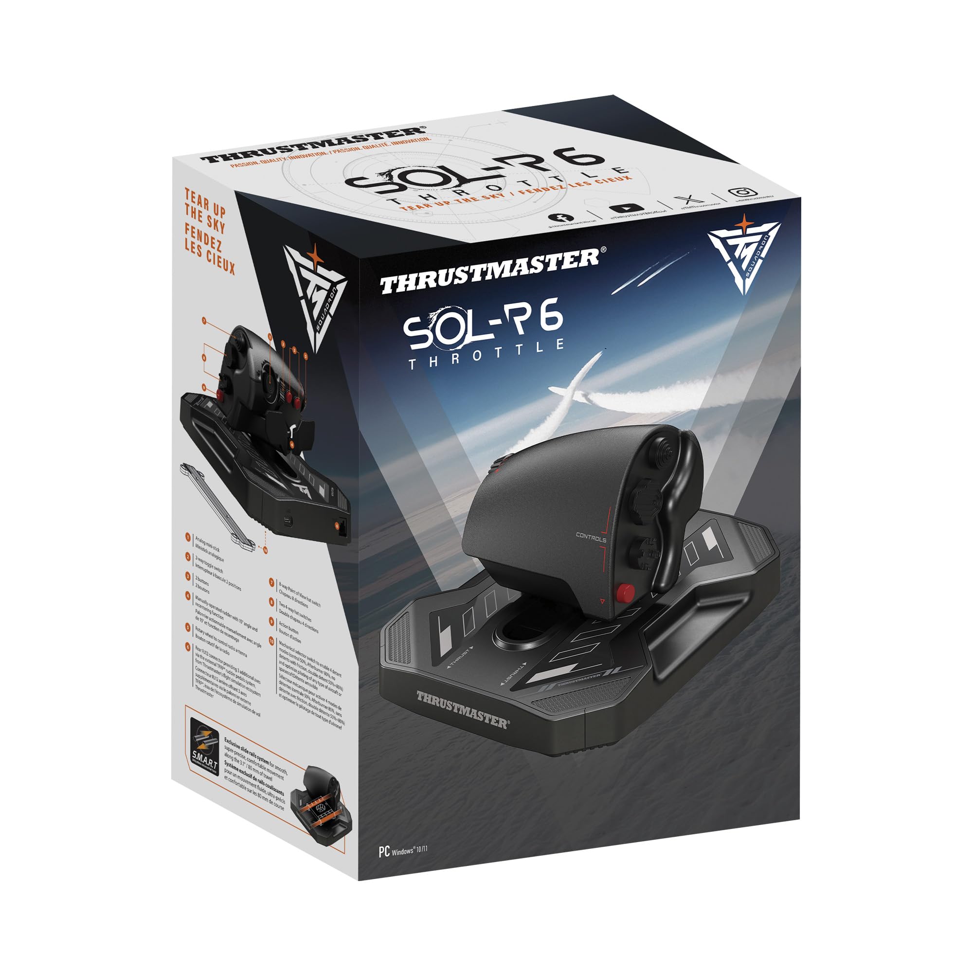 Amazon.co.jp: 国内正規品 Thrustmaster Sol-R 6 Throttle-スロットル