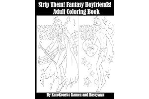 Strip Them! Adult Fantasy Boyfriends Coloring Book