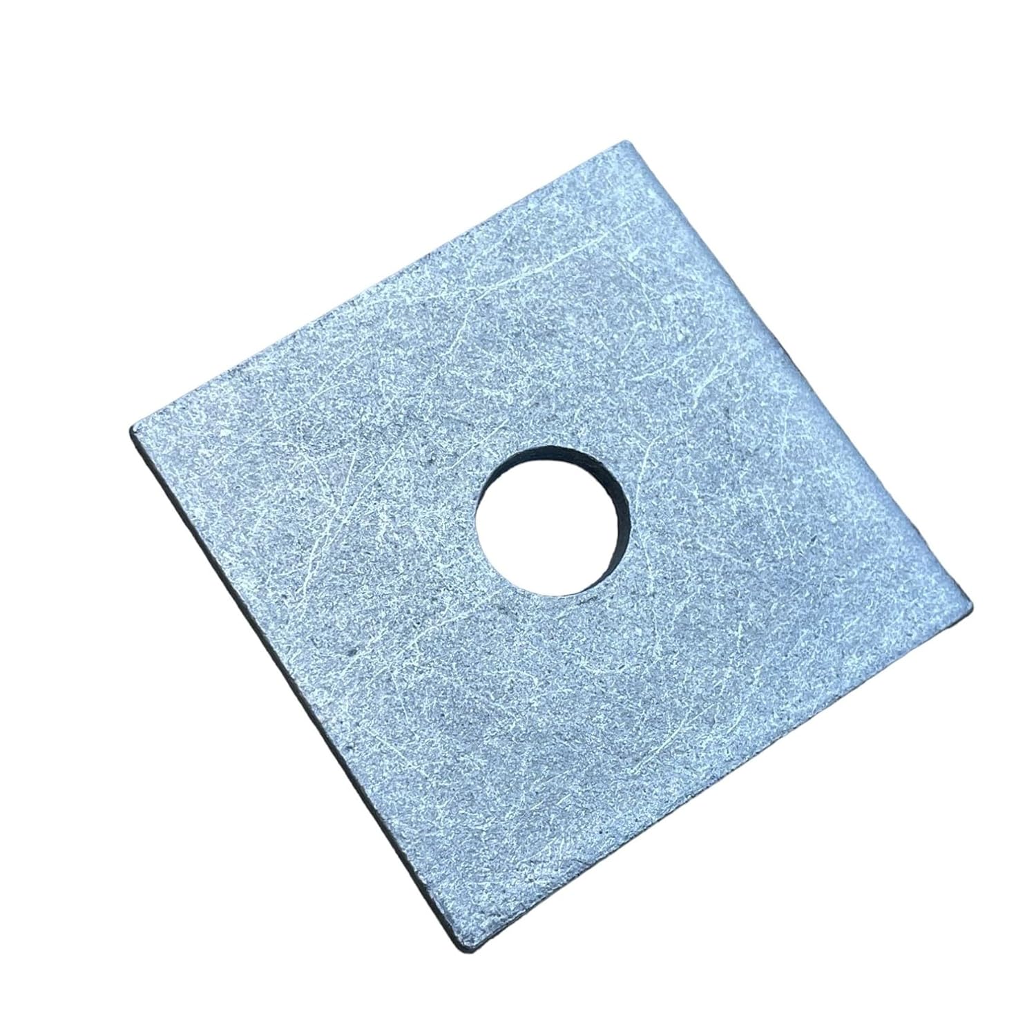 Sandbaggy 5" x 5" Flat Square Plate Washer (Hot Dipped Galvanized) - 1" Inside Diameter - Bearing Plates for Anchor Bolts and Rods (1, 5" x 5" (HDG))