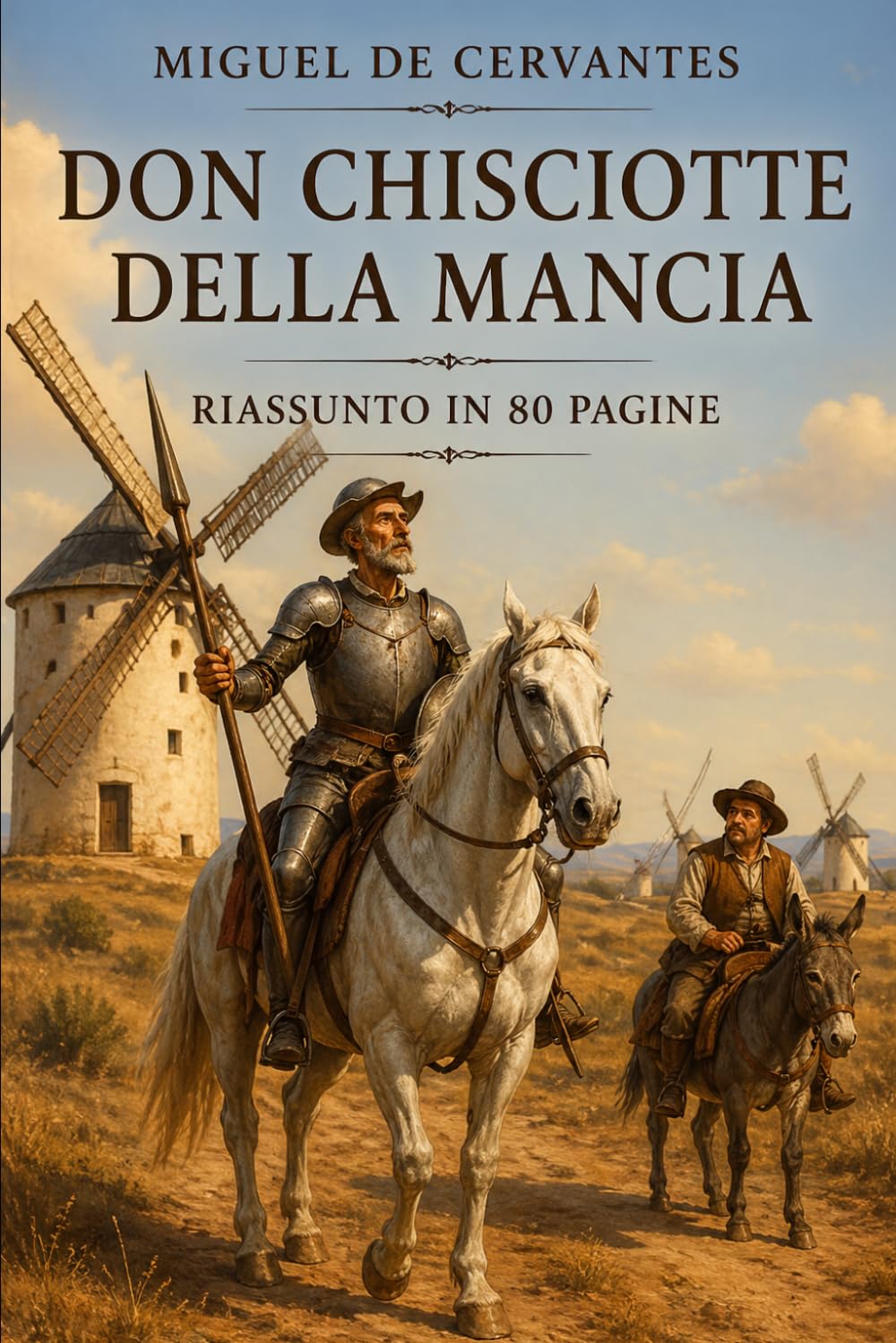 DON CHISCIOTTE DELLA MANCIA: Riassunto in 80 pagine (struttura originale)