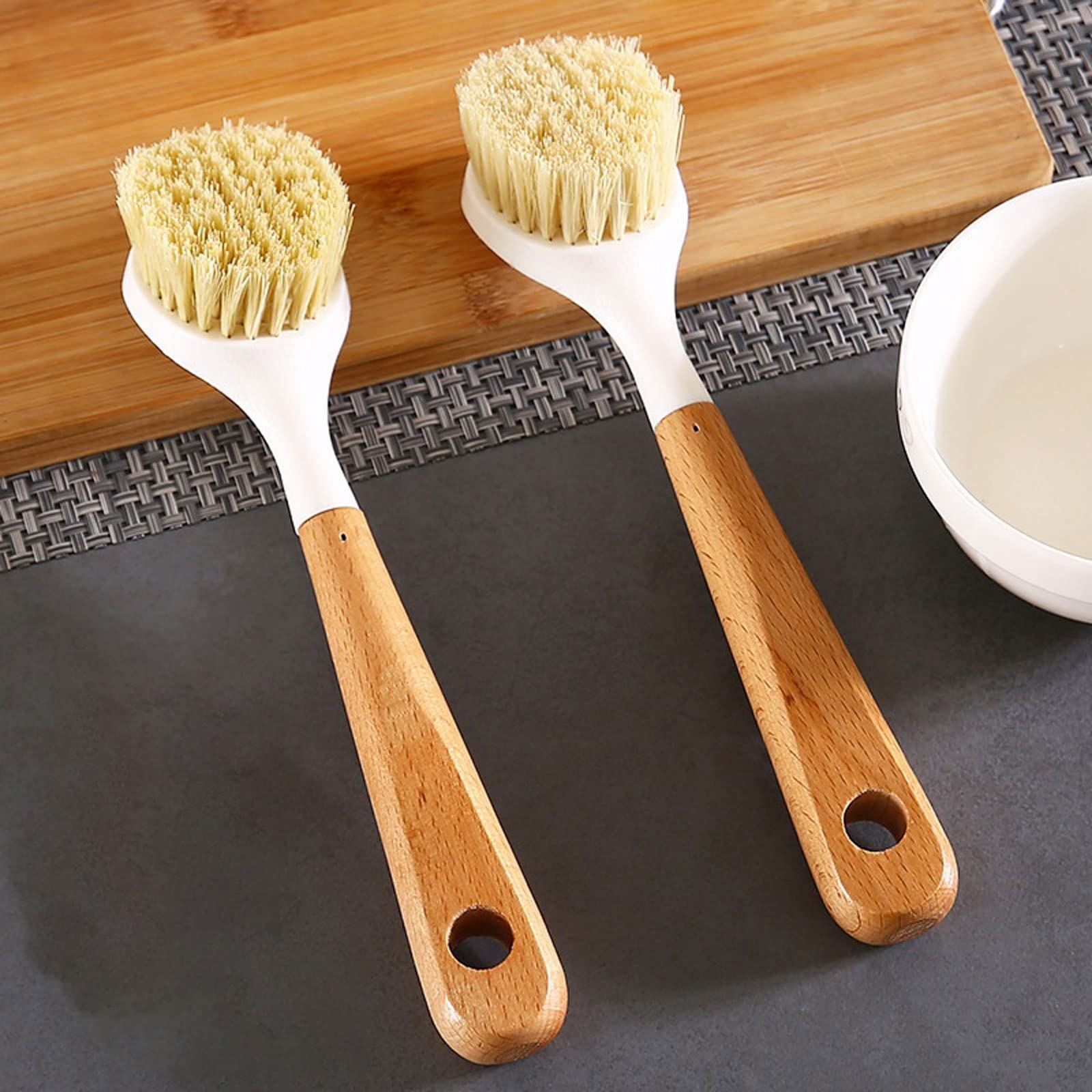 Spazzola per pentole Spazzola per la Pulizia a Manico Lungo Non Fa Male Pentola Lavapiatti Spazzola per pentole Spazzola per la Pulizia della Cucina