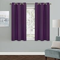 Vista 19 de MYSKY HOME - Cortinas opacas amarillas para sala de estar y dormitorio, cortinas de 84 pulgadas de largo, con ojales, cortinas de oscurecimiento