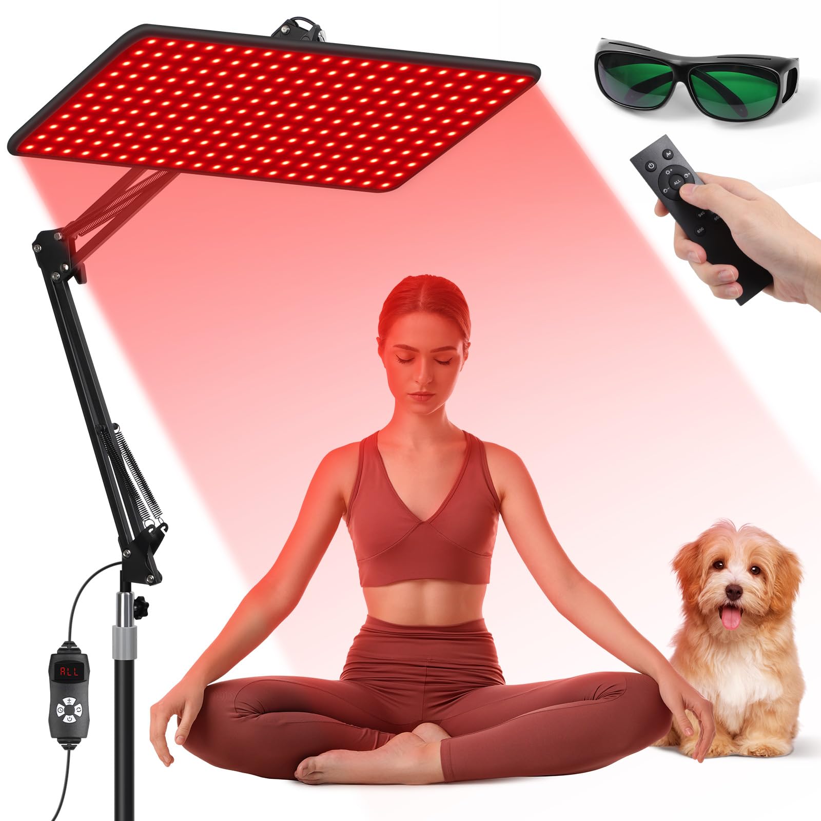 Photo 1 of BEICHEN Red Light Therapy, Infrared Redlight-Therapy for Body and Face Lamp Device with Remote Control, Gift for Women Wife Mom Sister Girlfriend