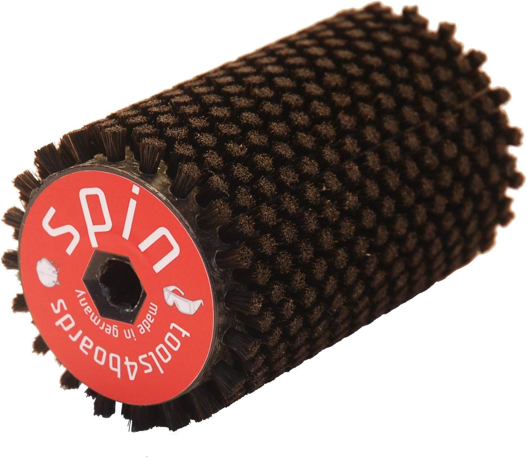Tools4Boards Spin Horsehair Roto Brush, Black