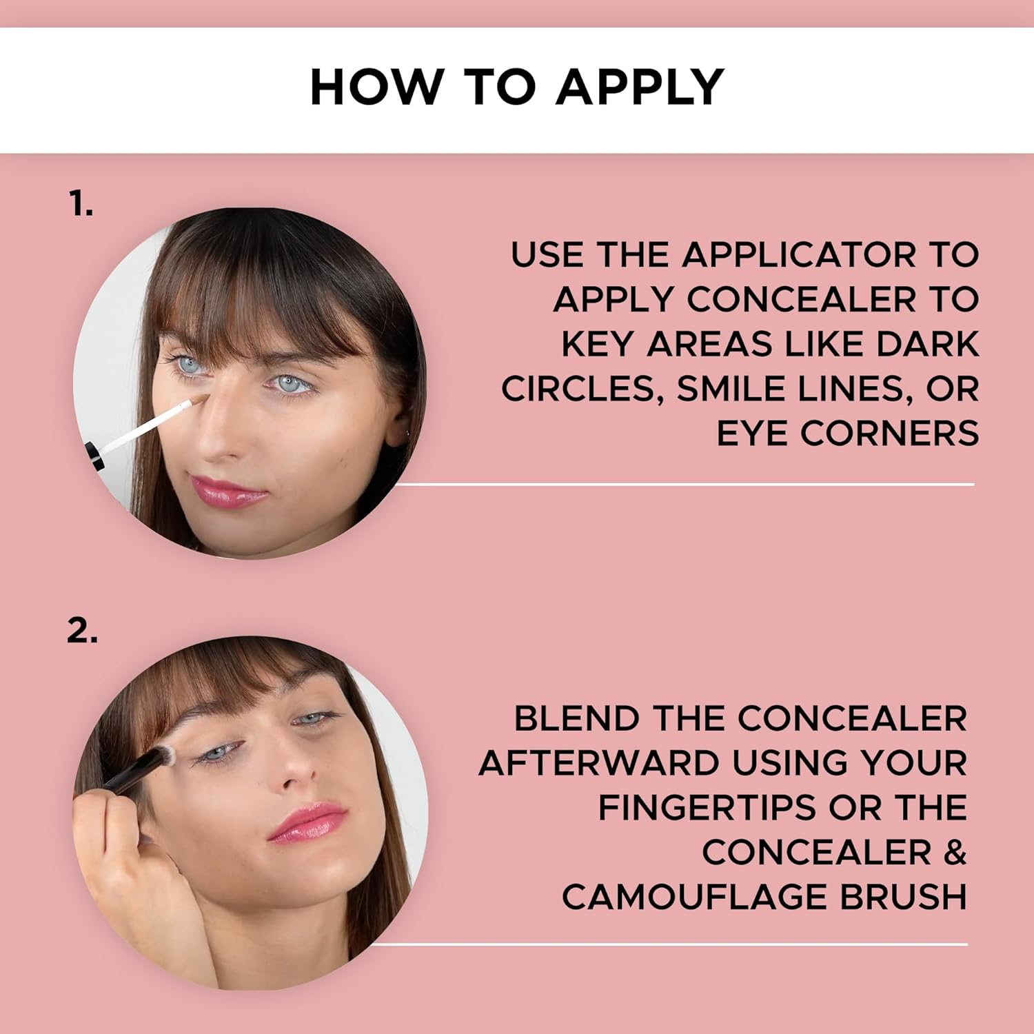 ARTDECO Waterproof Long-Wear Concealer - Soft Peach - Full Coverage, Matte Finish, and Nurturing Formula for Dark Circles and Imperfections - 0.24 Fl Oz - Image 5