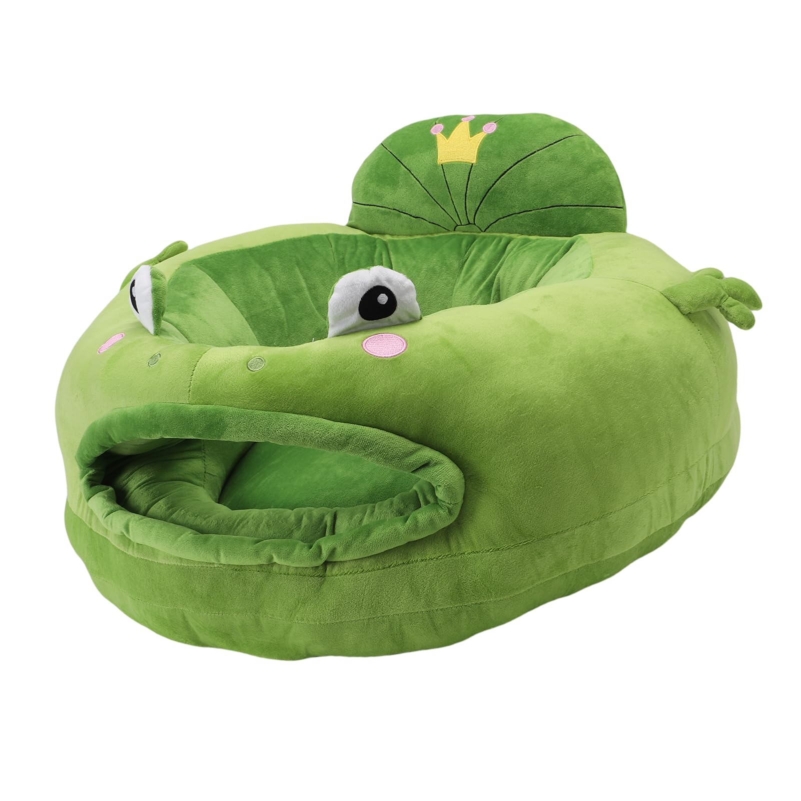 mingzhe Sedia da Sit Up per Bambini in Peluche a Forma di Cartone Animato, Sedile di Supporto Morbido per Neonati con Cuscino Ergonomico Paraurti a 360°, Design Salvaspazio Bambini (Stile 2)