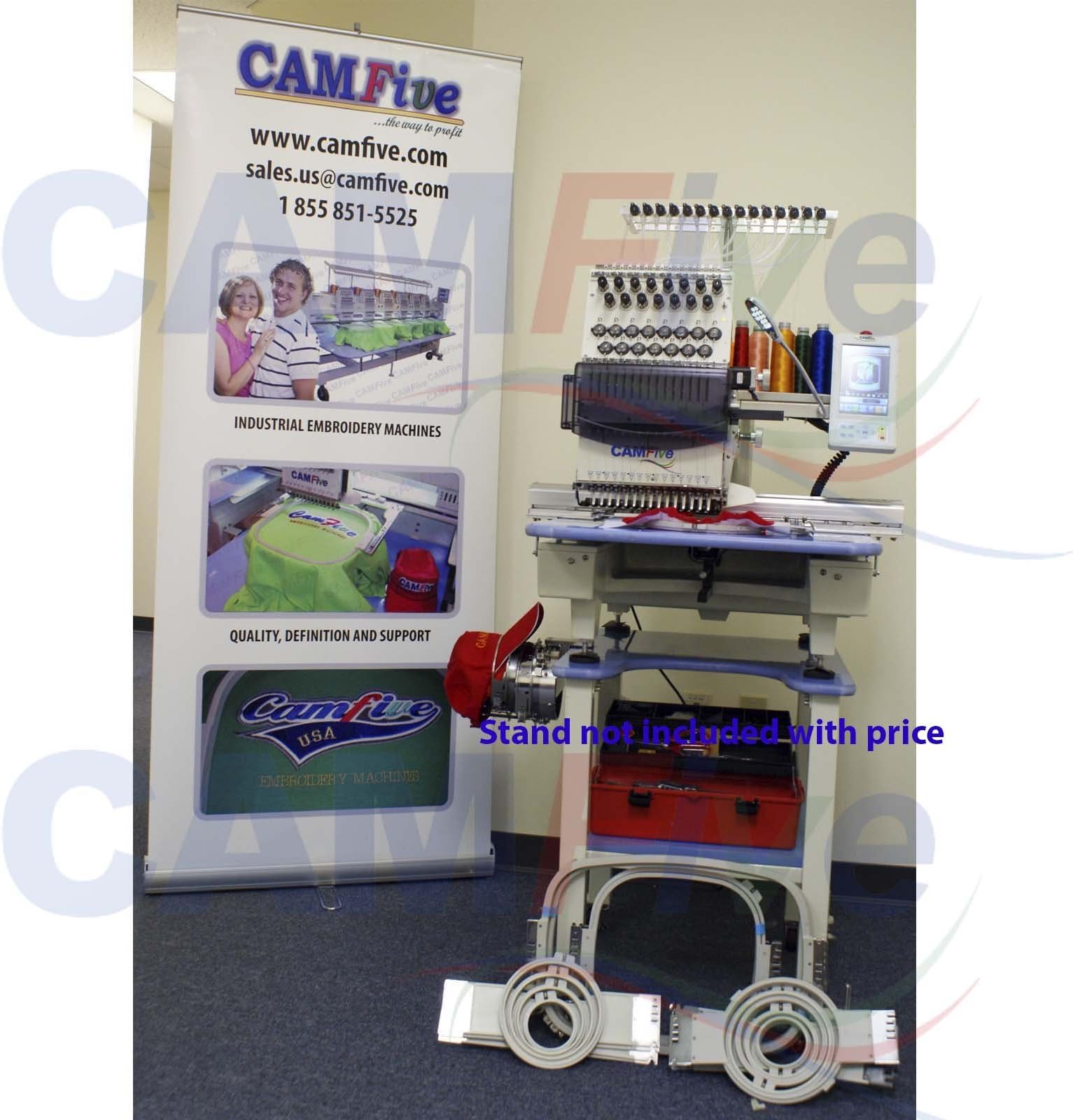 CAMFive CFSE-DM1501 commercial embroidery machine