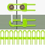 Jetec 10 Pieces Cabinet Locks for Babies, U-Shaped Proofing Drawers Safety Child Locks Adjustable, Easy to Use Childproof Latch for Knob Handle on Kitchen Door Storage Cupboard Closet (Green)