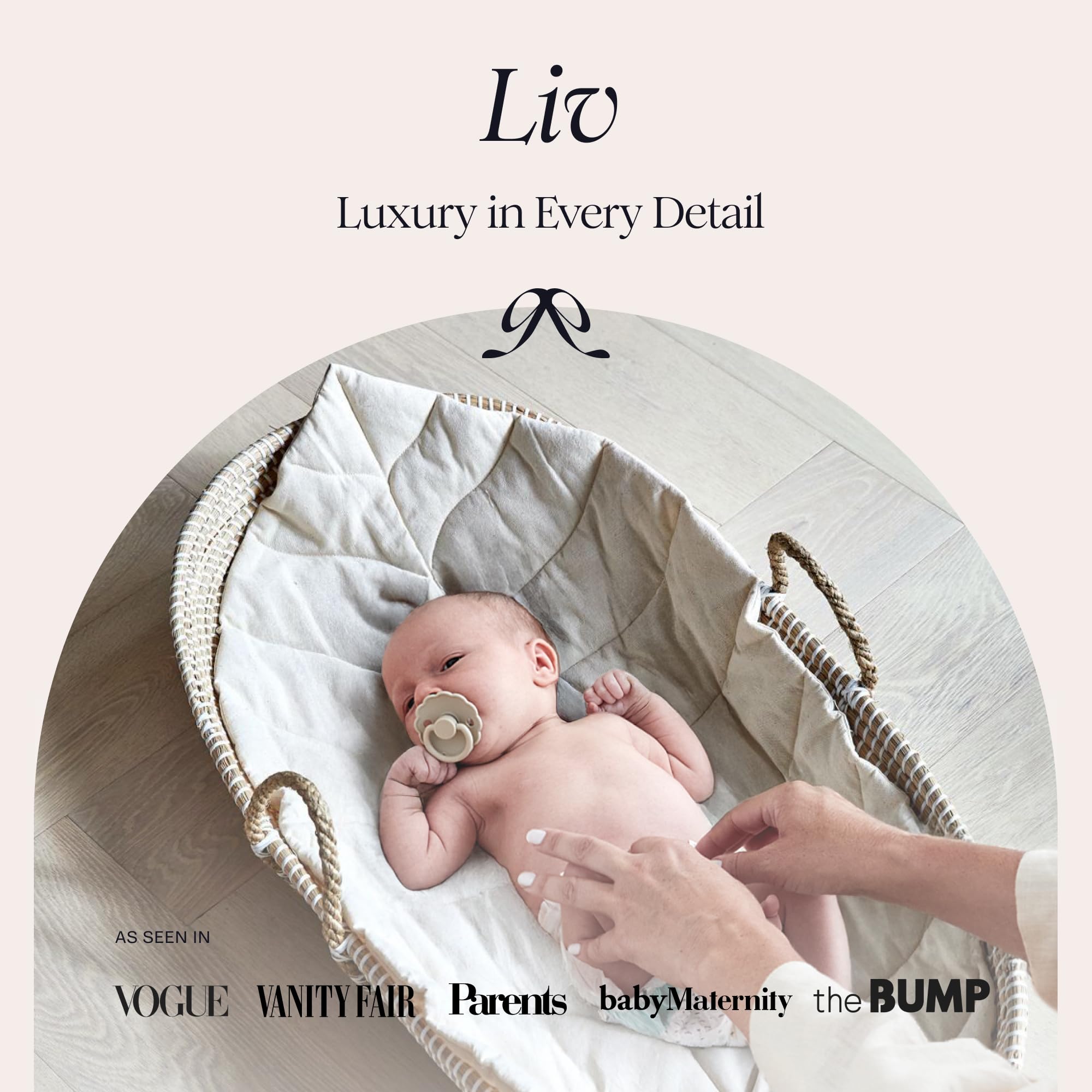 Amazon.com : BEBE BASK Premium Baby Changing Basket - Artisan