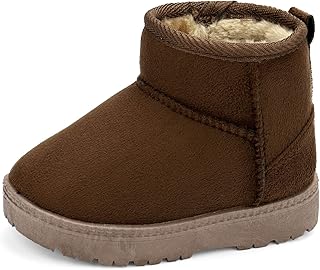 Bebé Invierno Zapatos Niños Niña Botas de Nieve Niñito Botines de Felpa