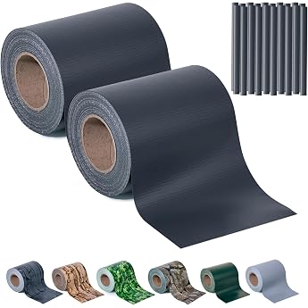 InterGo Privacy Strips Fence Privacy Screen Fence PVC Privacy Protection Strips Double Rod Mats for Garden Fence 70m