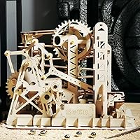 Vista 2 de ROKR 3D Assembly Wooden Puzzle Brain Teaser Game Mechanical Gears Set Model Kit Marble Run Set Unique Craft Kits Christmas/Birthday/Valentine's Gift
