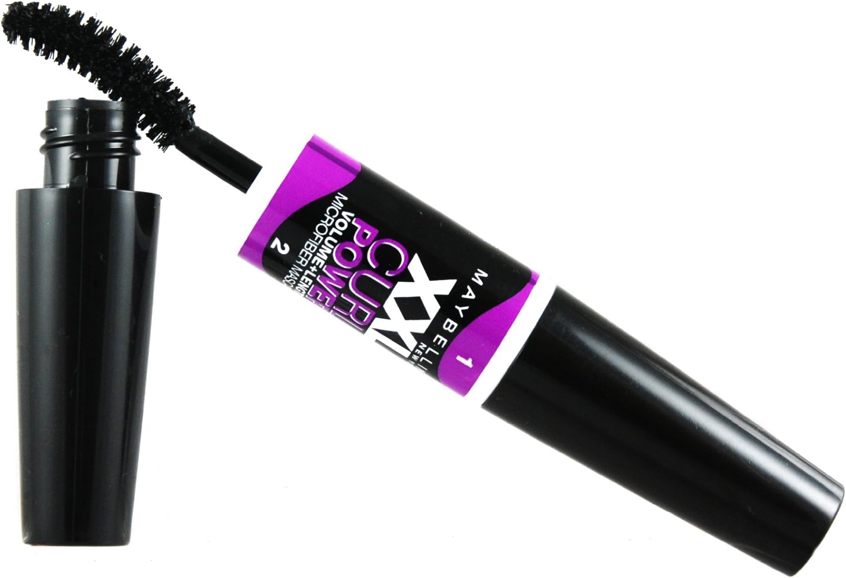 Maybelline XXL Curl Power Volume+Length Microfiber Mascara 572 Brownish Black