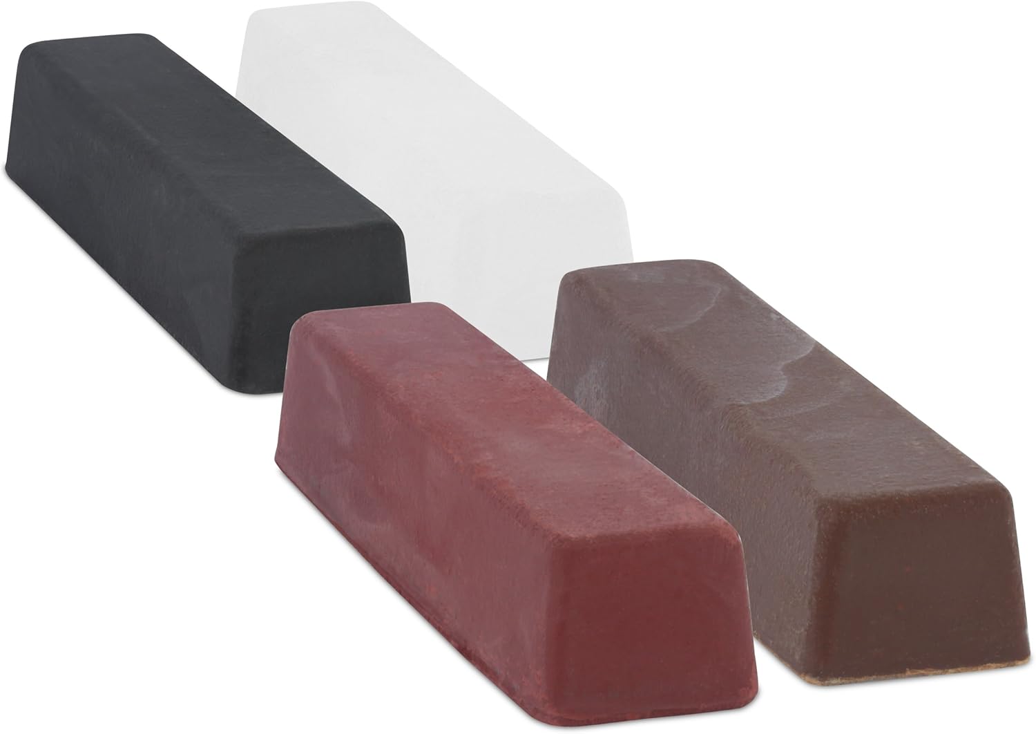 Drixet 4 Piece Polishing, Buffing & Cutting Compound Kit Set Includes Black Emery, Brown