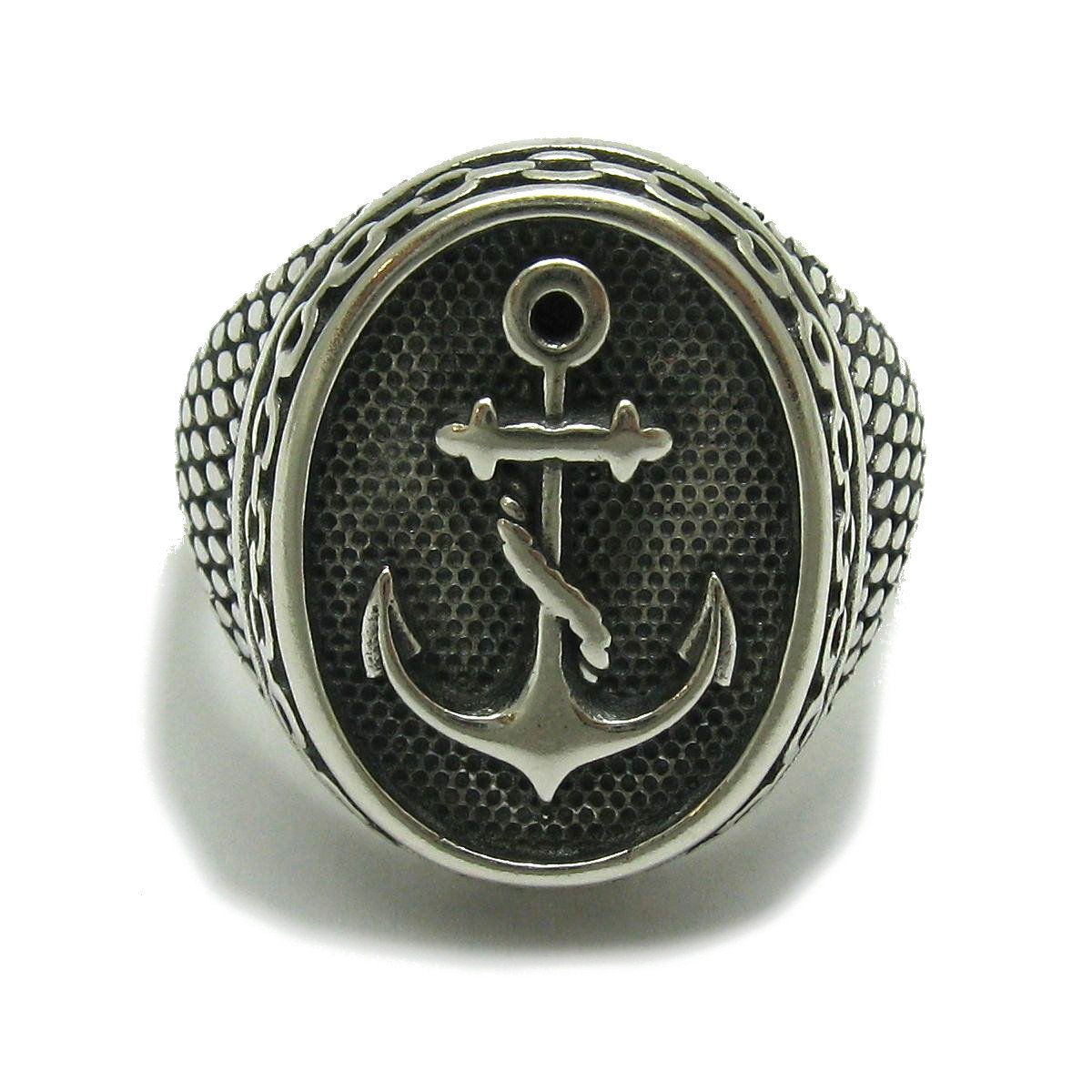 Anello da uomo Ancora in Argento 925 R001715