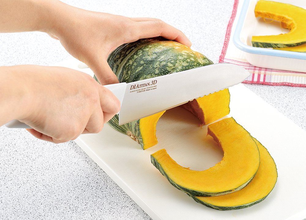 Amazon｜ダイアチタン3D包丁 190mm 3D-TW19S｜三徳包丁 オンライン通販