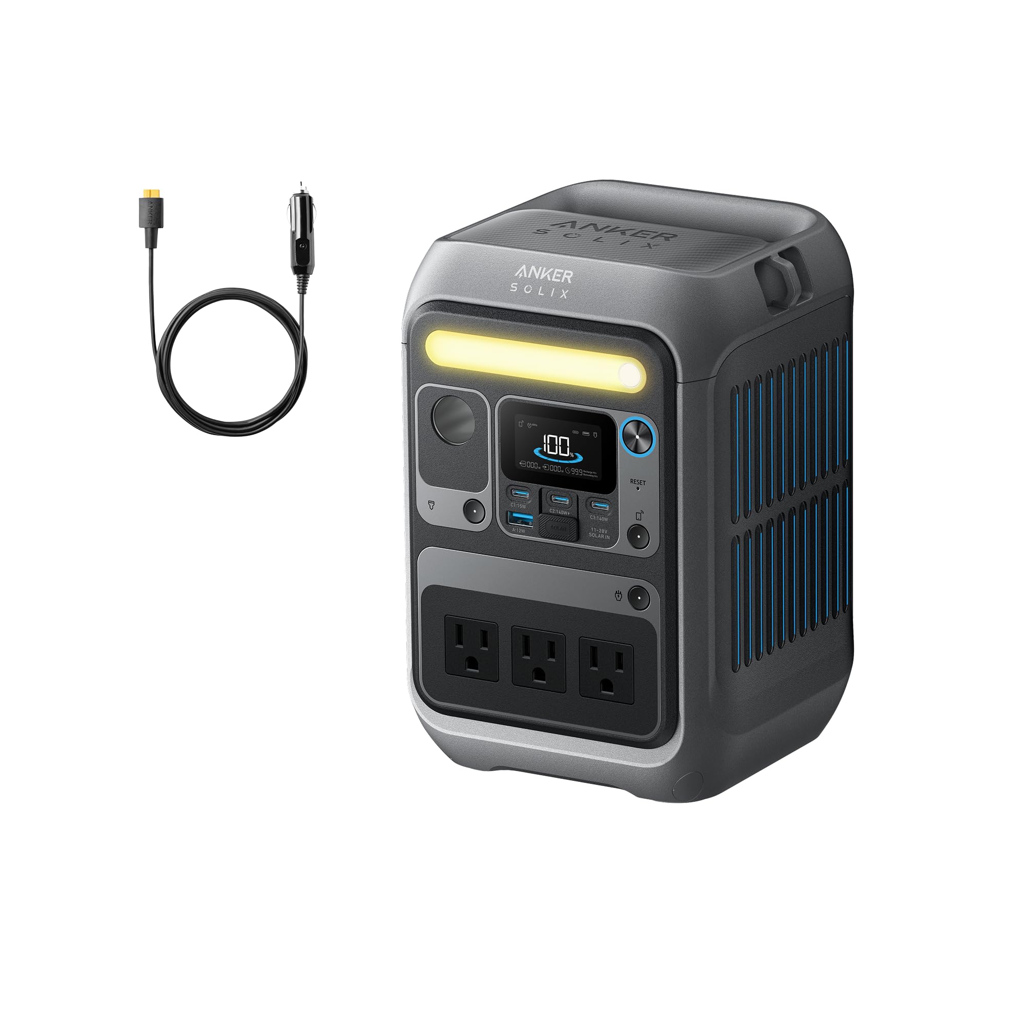 Amazon.com : Anker SOLIX C300 Portable Power Station with Car