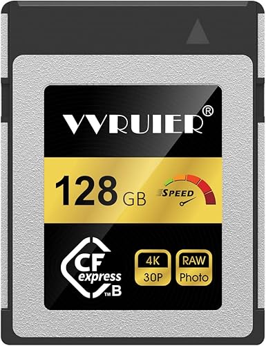 Miniatura 2 de Tarjeta de memoria CFexpress tipo B de 128 GB, grabación de video 4K sin procesar, CFexpress tipo B para cámaras, compatible con Nikon D6Z6Z7, Canon
