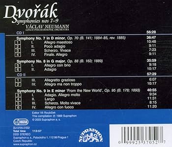Vaclav Neumann, Czech Philharmonic Orchestra - Dvorak