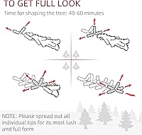 Vista 6 de HOMCOM Árbol de Navidad artificial preiluminado de 7.5 pies con ramas flocadas de nieve y luces LED, decoración navideña - verde