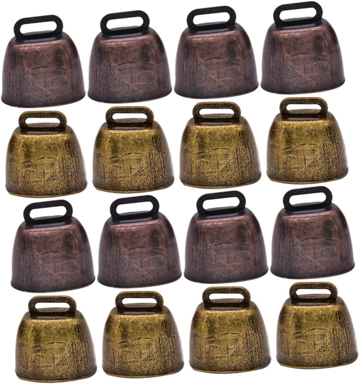 KESYOO 18pcs Vintage Cattle Bells Sheep Grazing Bells for Decor Craft Jingle Sound Ornaments