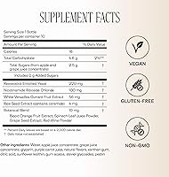 Vista 2 de Happy Aging Suplemento líquido de resveratrol NAD+, alternativa NMN, ribósido liposomal de nicotinamida y antioxidantes para apoyo energético, salud