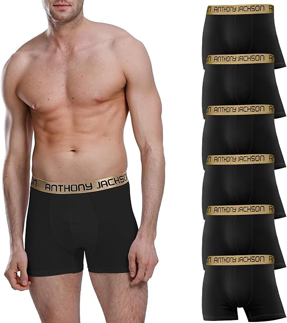 Anthony Jackson Likralı 6'lı Kutu Premium Erkek Boxer Color