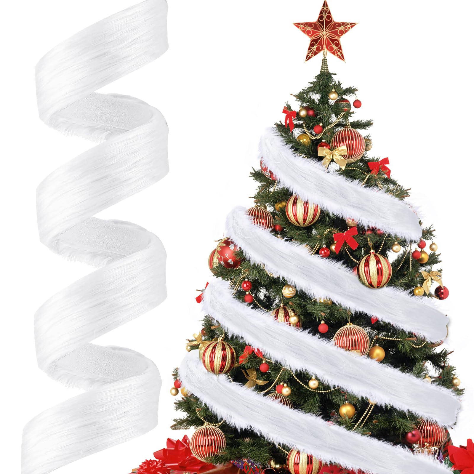 エムミーエメ Ribbon fake fur coat White エムミーエメ Ribbon fake fur coat White