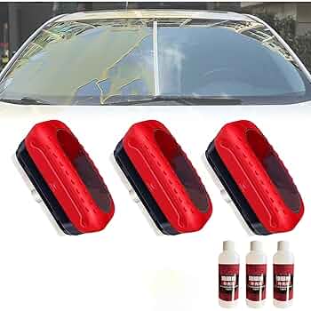 Amazon | Siuhuig 車用油膜ブラシ取りセットですりブラシ 油膜