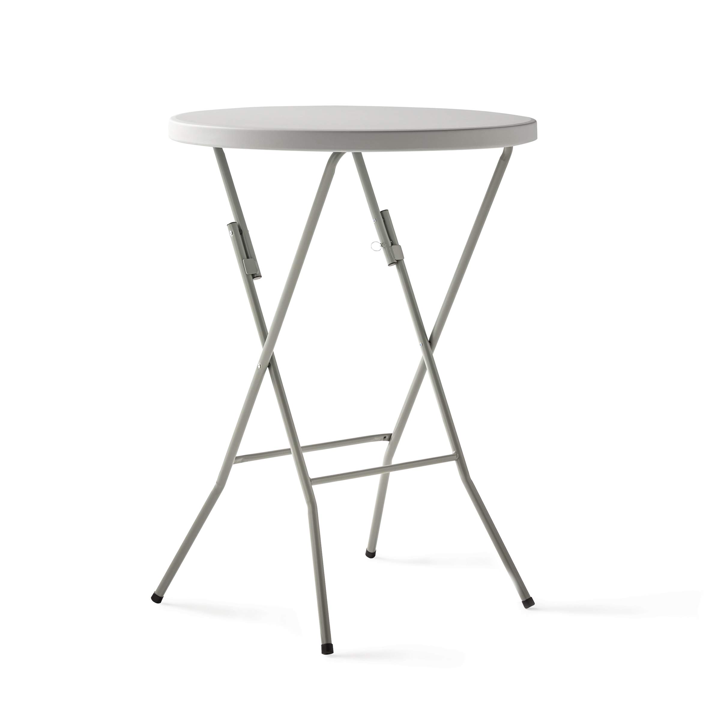 KG KITGARDEN - Multifunctional Portable Folding Table, Ø80x110cm, Round, White