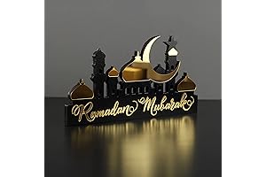 iwa concept | Wooden Acrylic Islamic Tabletop Decors