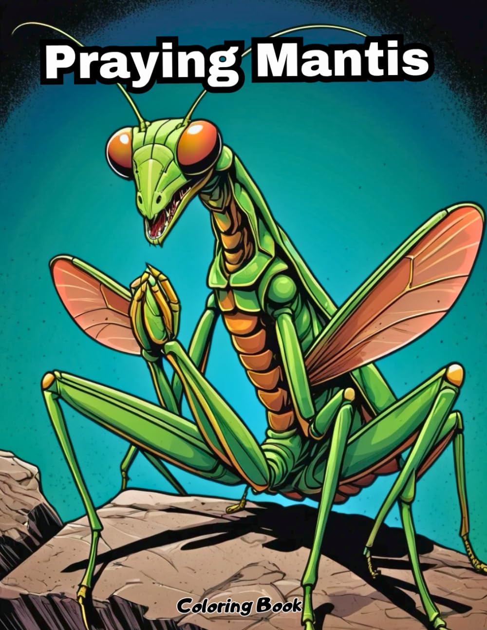 Happy Praying Mantises Coloring Book: Playful Garden Friends for Creative Outdoor Fun! (INSECTS COLORING BOOKS)