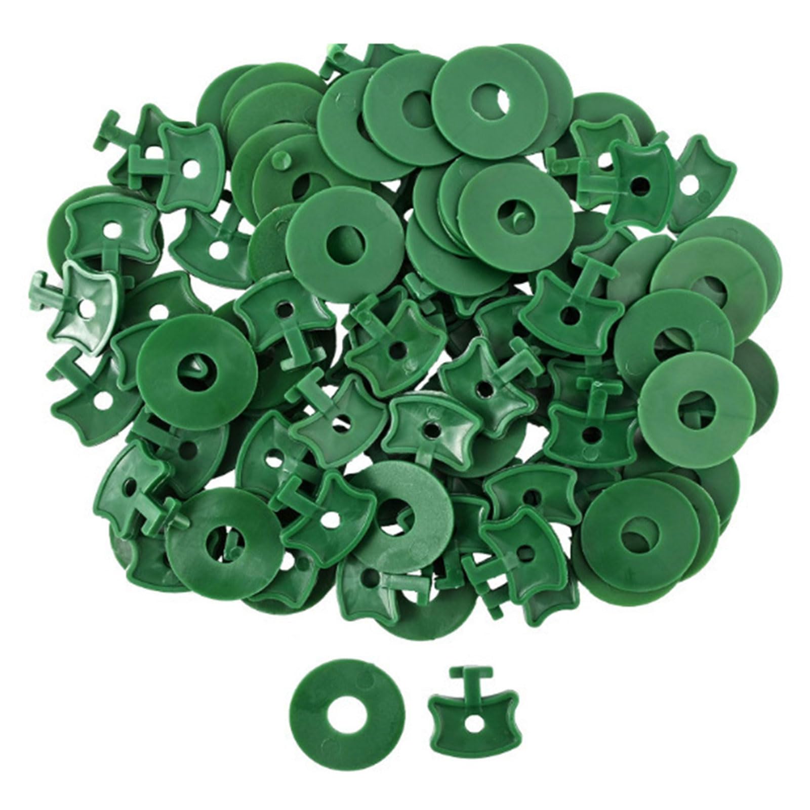 Multipurpose Clamps Twist Clips with Fixing Washers Suitable for Securing Greenhouse Covers Tarps and Garden Net Horticulture Twist Fasteners