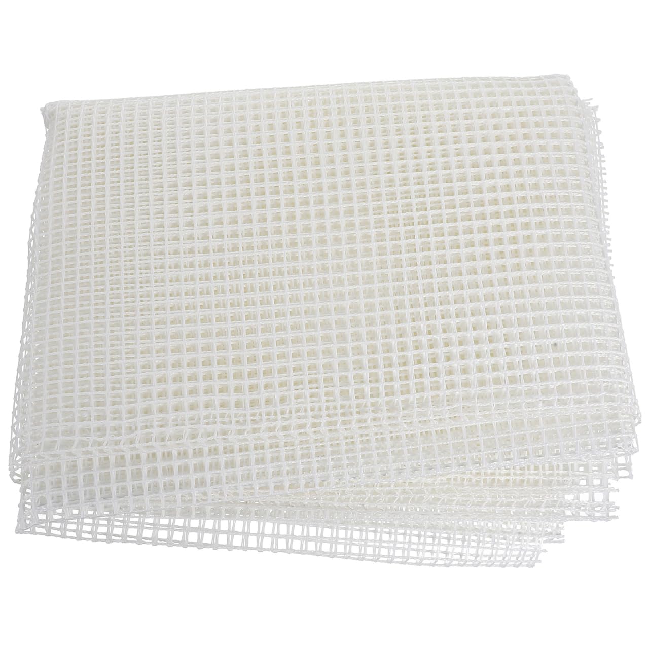 Tela a Rete a Gancio per Arazzo Fai da Te 150x100 Cm Bianco, Materiale Supporto Gancio di Chiusura, Rotolo Rete per Creazione Tappeti Artigianali e Lavori Manuali