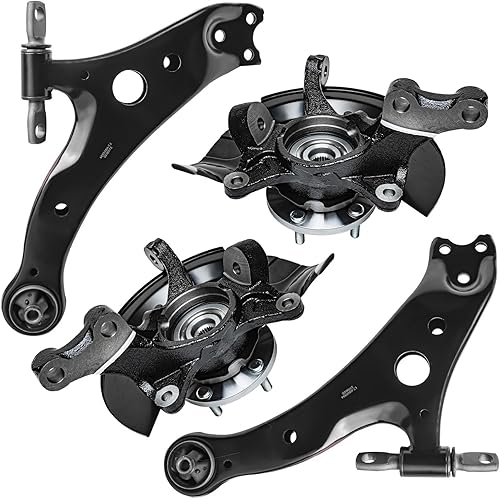 Miniatura 279 de Detroit Axle - Kit de brazos de control delanteros de 4 piezas para Chevrolet Aveo Aveo5 Pontiac G3 Wave Wave5 Suzuki Swift+, 2 brazos de control