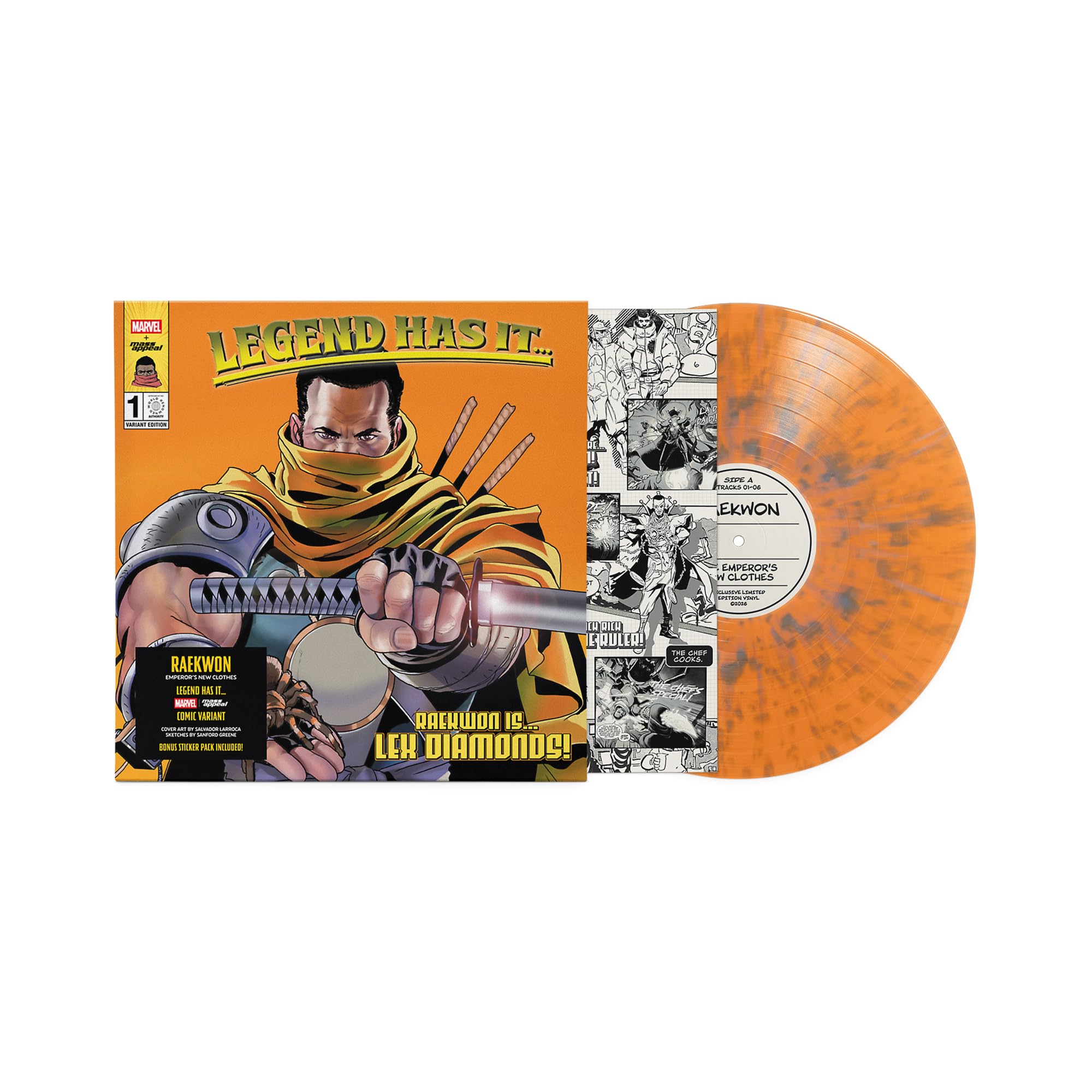 RAEKWON - Emperor's New Clothes (Marvel Comic Edition) - ORANGE MARBLED VINYL LP