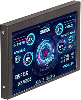 Monitores, Monitor de Dados da CPU do PC 5in IPS USB C TIPO C para AIDA64 Tela de Exibição de Temperatura do PC PC CPU GPU RAM Monitor de Dados