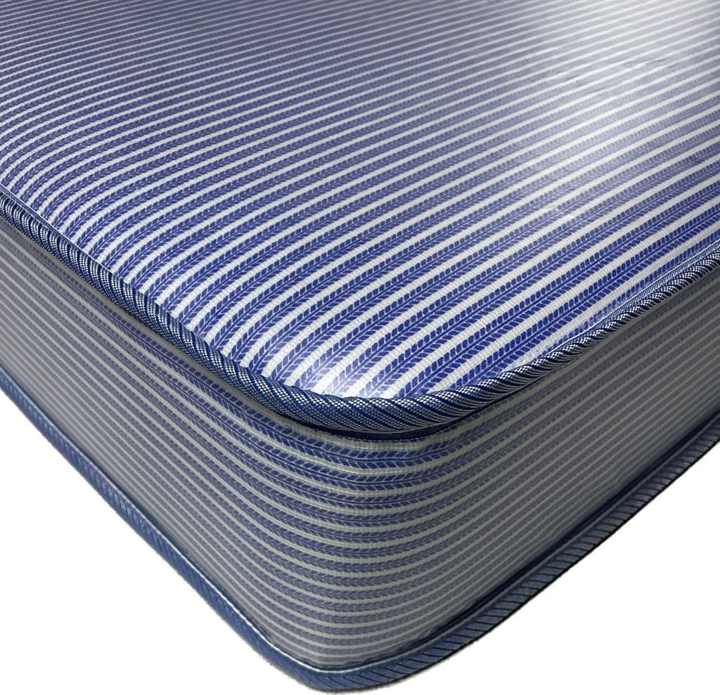 Wilson Beds - Waterproof PVC Mattress - One Sided, Foam Free, Medium Soft, Blue Water Proof Mattress 75cm by 175cm approx. (Shorty (75cm by 175cm approx))