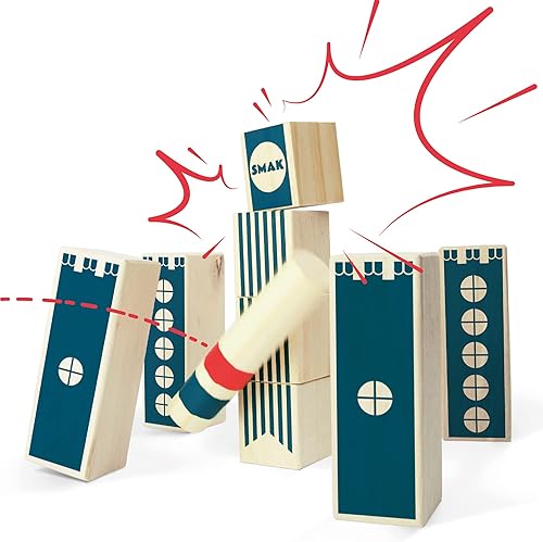 Miniatura 5 de Helvetiq SMAK The Throwing Game - Divertido juego al aire libre para 2-6 jugadores, juegos de césped, juego de patio para niños y adultos, a partir