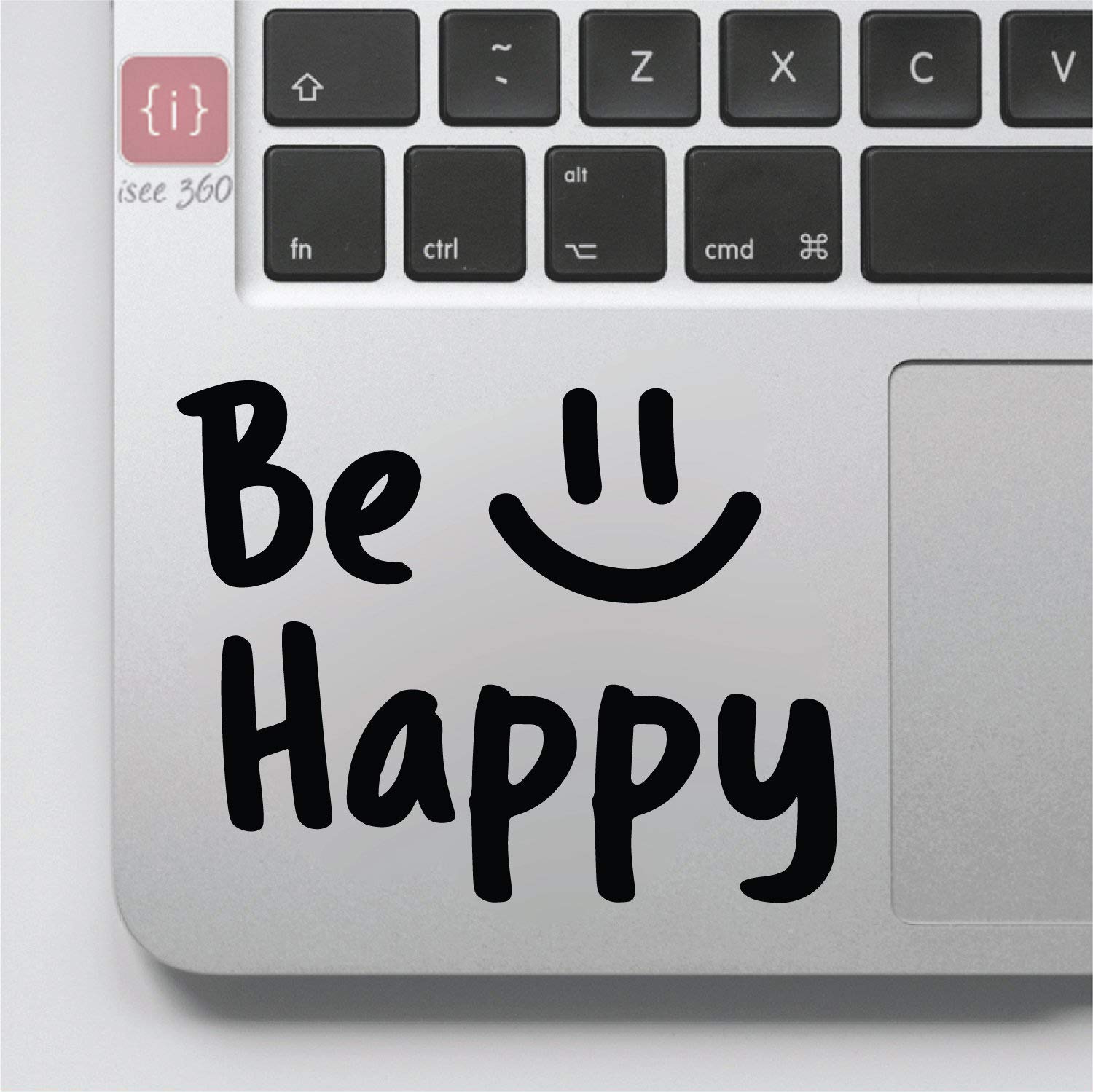ISEE 360® Be Happy Decal, Positive Quotes Laptop Sticker Laptop Skin All Models Vinyl (Black) Decals (L x H 7.8 cm x 5.6 cm) (B07QNSGPCR) Amazon Price History, Amazon Price Tracker