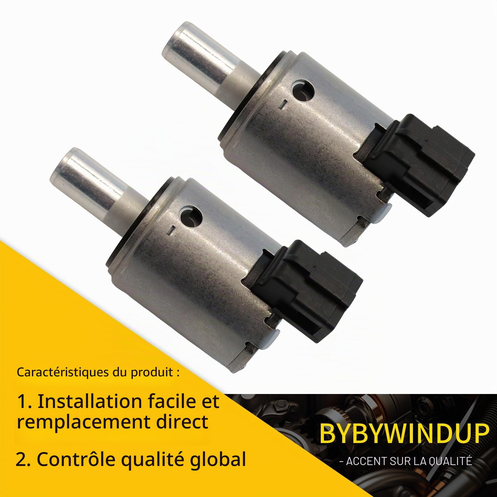 Electrovanne pour boîte automatique Compatible avec Peugeot 206 207 306 307 Citroën C3 C4 C5 C6 C8, remplacement pour 257416 9653760480