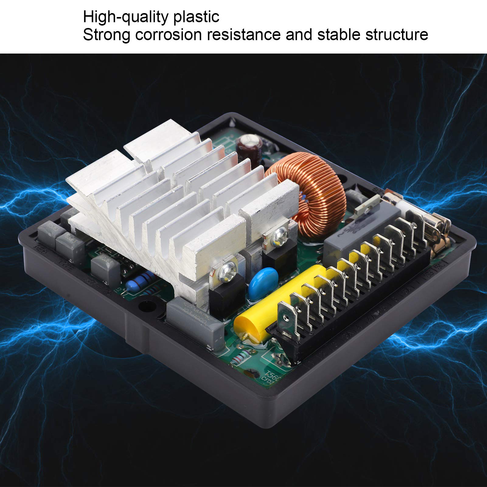 Module de régulateur de tension automatique de générateur SR7-2G Module de régulateur de tension automatique Module AVR de Bonne stabilité pour les domaines