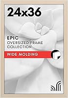 Vista 106 de Americanflat - Marco para cuadro de 16x20 con plexiglás pulido - Marcos anchos para cuadros fabricados en madera de ingeniería para exhibición