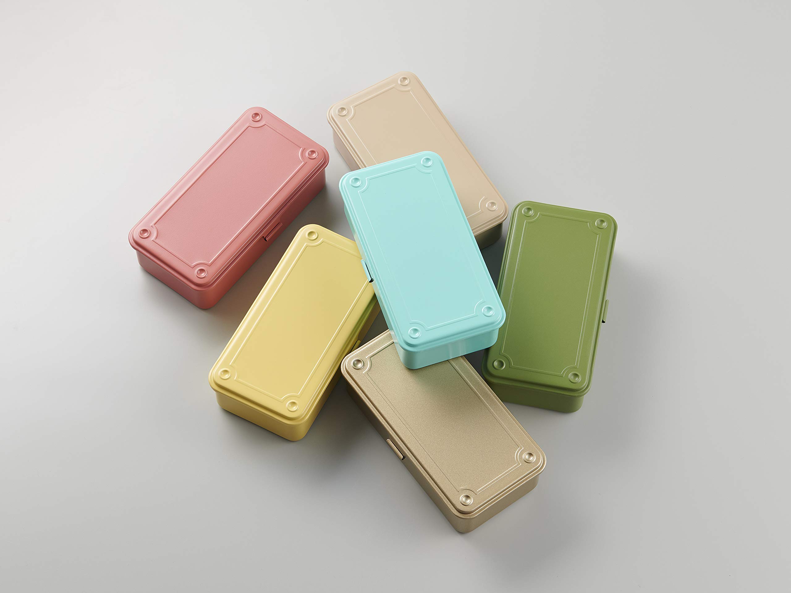 Amazon.co.jp: TOYO スチール製カラー トランク型工具箱（ツール